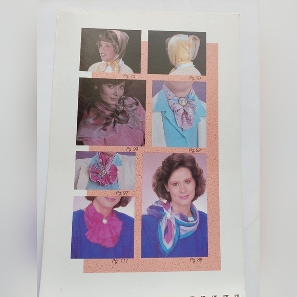 Vintage* The Magic of Scarf Fashion with the Scarf Clip: The Knaughty Look - Picture 8 of 9